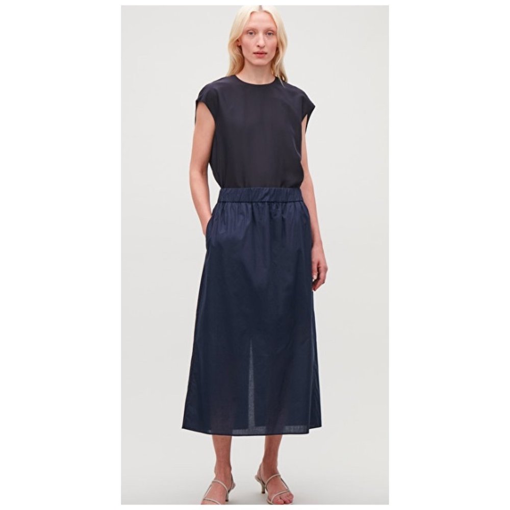 COS Lightweight Cotton Skirt